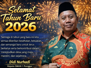 Kepala SMAN 1 Punggur Sampaikan Ucapan Selamat Tahun Baru 2026