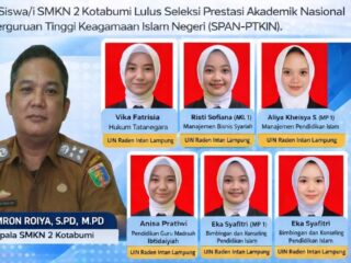Siswa SMKN 2 Kotabumi Lulus SPAN-PTKIN 2026, Kepala Sekolah Sampaikan Apresiasi