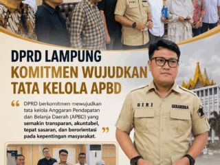DPRD Lampung Evaluasi Seluruh Postur APBD, Prioritaskan Program Berdampak bagi Kesejahteraan Masyarakat