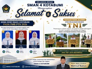 SMAN 4 Kotabumi Apresiasi Prestasi Alumni Lolos PTN dan Seleksi TNI 2026